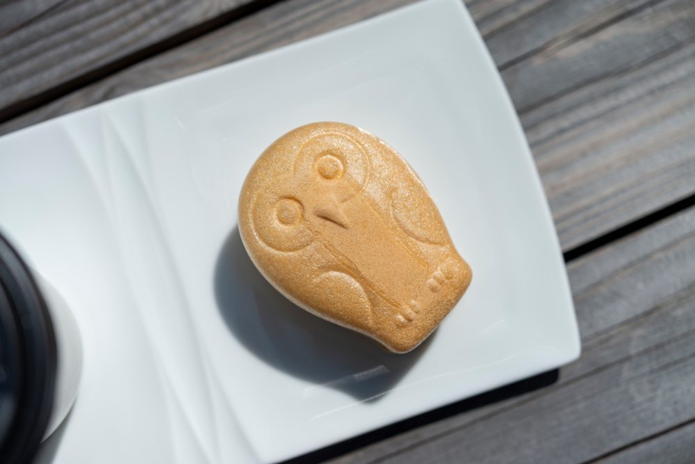 自家製あんこの「フクロウ最中」にハンドドリップのコーヒーがハッピィ