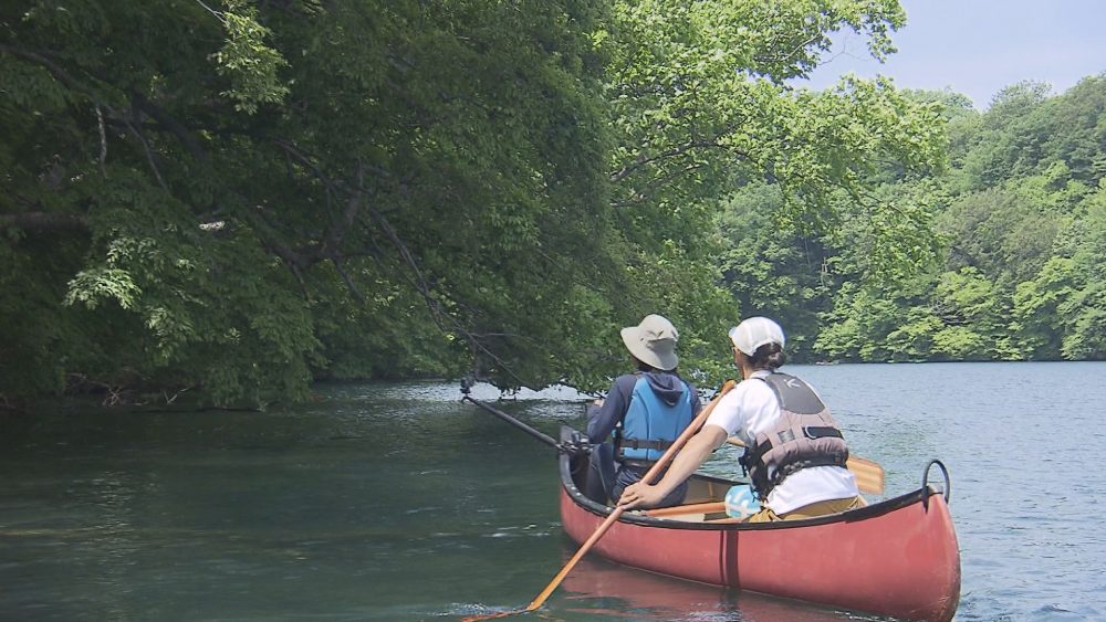 カナディアンカヌーに乗って