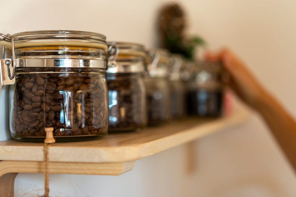 厳選したコーヒー豆