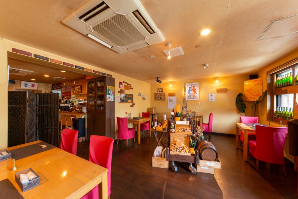 おしゃれな店内