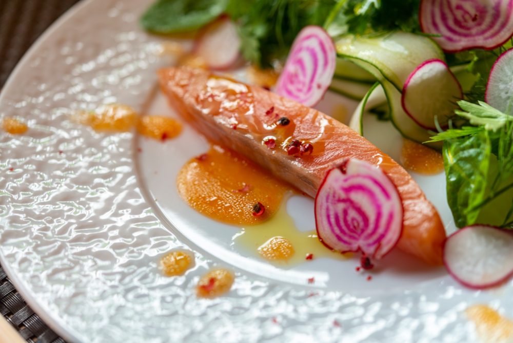 海峡サーモンの自家製マリネ
