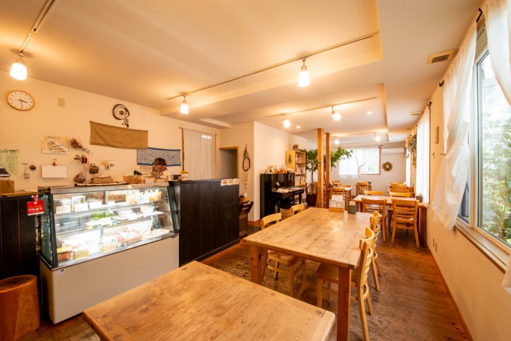 やさしい雰囲気の店内