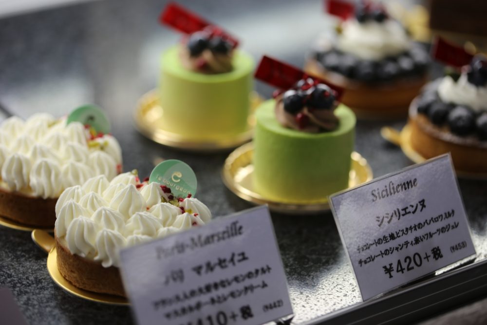 ショーケースから目が離せません