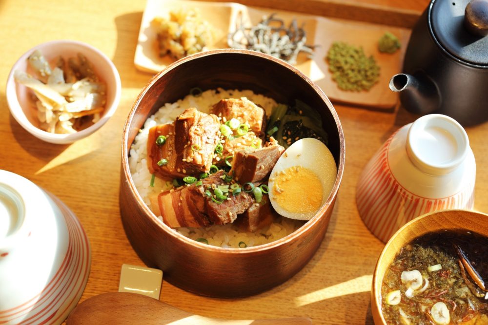 豚の角煮　わっぱ膳