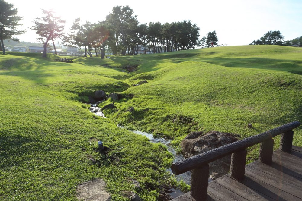 せせらぎが聞こえる場所も