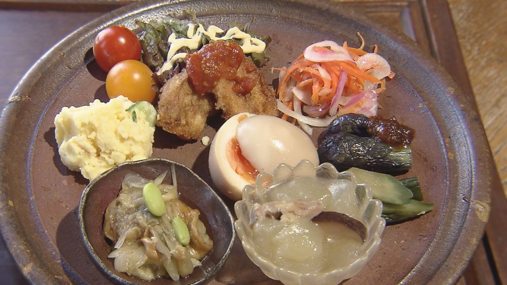 女性にうれしい豊富なおかず