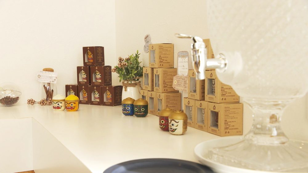 シンプルの中にかわいい雑貨が