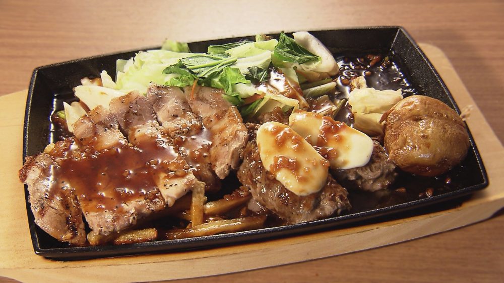 にんにくの風味を生かしたソース