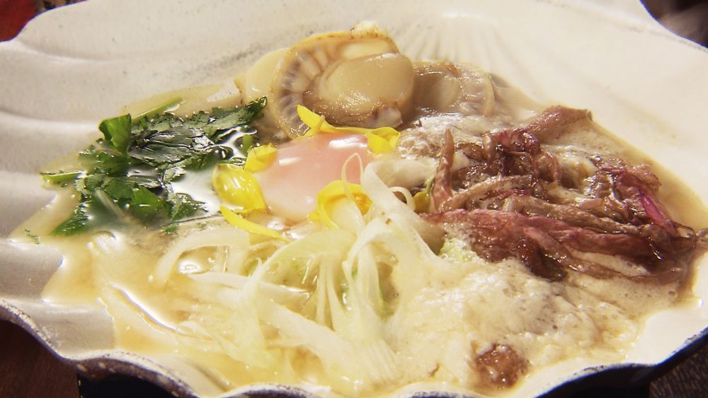 帆立味噌貝焼き