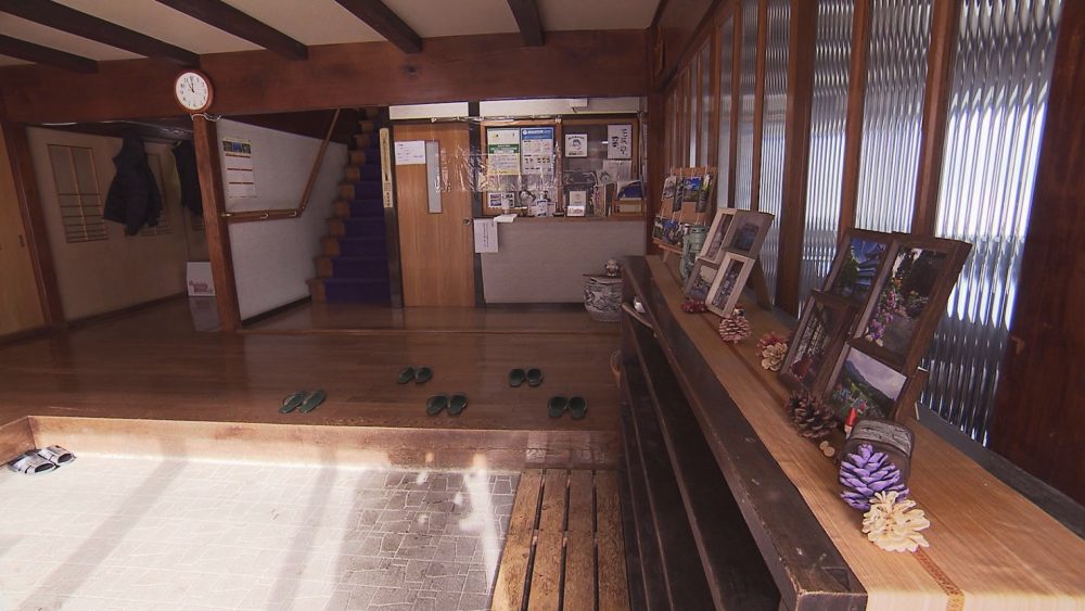 落ち着いた雰囲気の玄関口