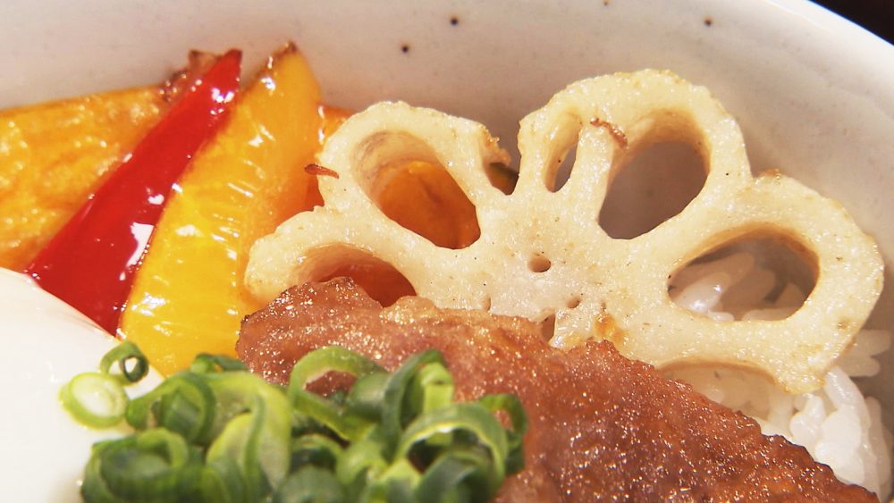 れんこんのお花がかわいい