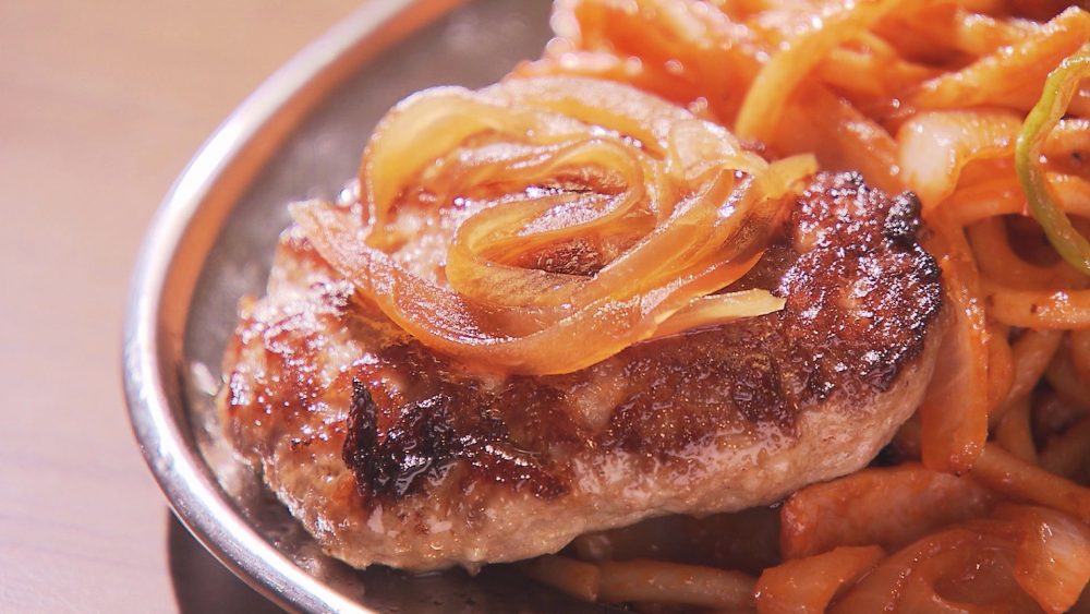 玉ねぎたっぷりハンバーグ