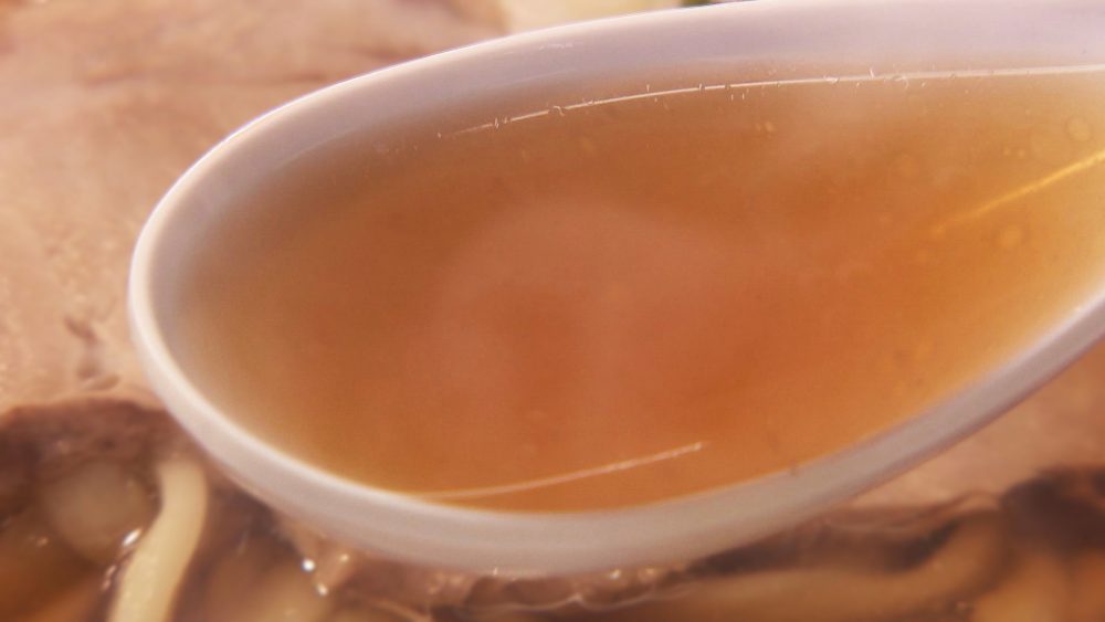 まろやかな魚だしにきりっとした醤油