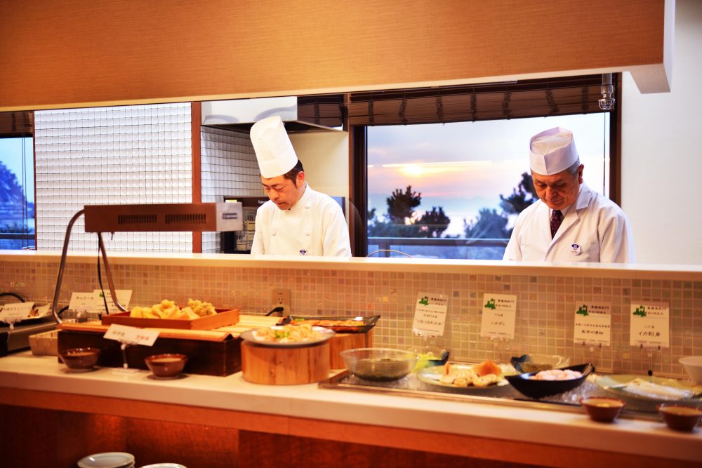 出来立てをいただけるビュッフェ