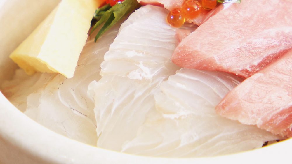 取材時はヒラメに…