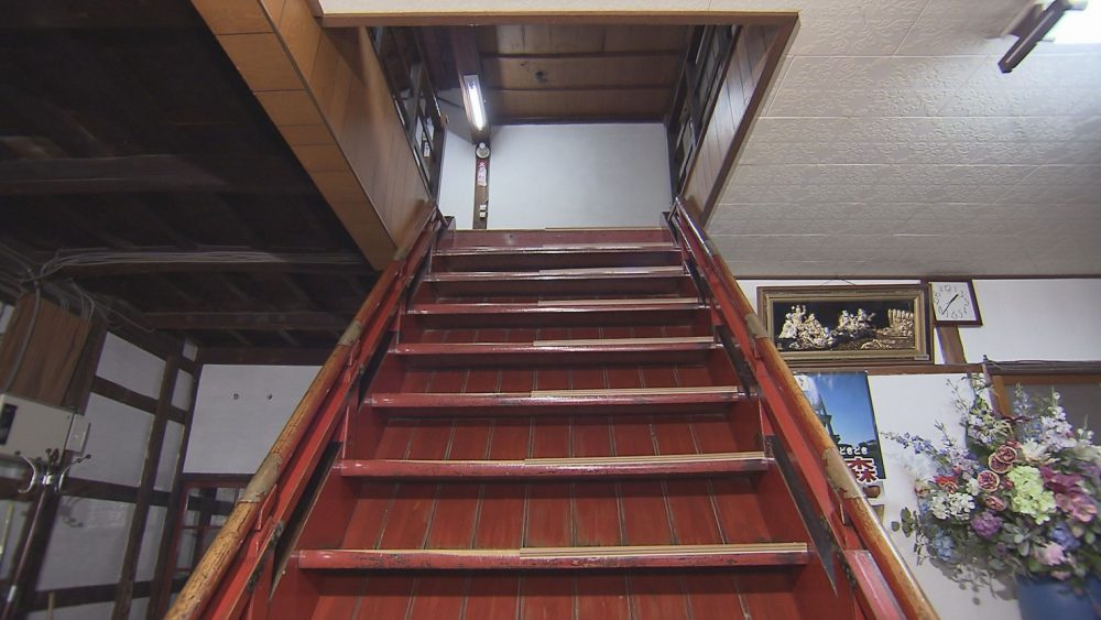 印象的な階段