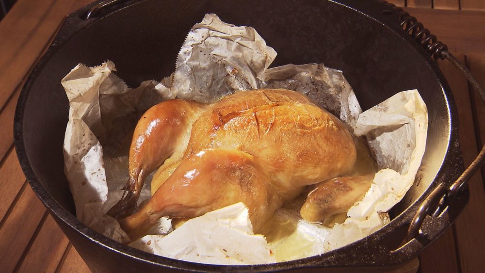 丸鴨のロースト