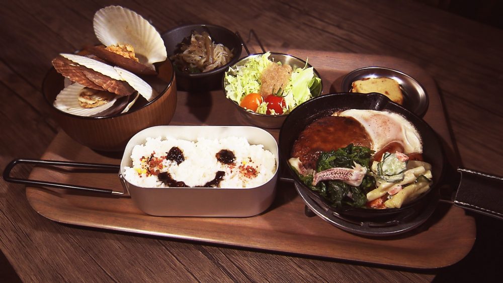 スキレットランチハンバーグ