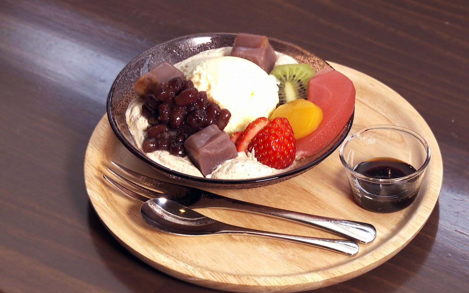 マロンクリームに久慈良餅が！ゆったり雰囲気でいただく和スイーツ