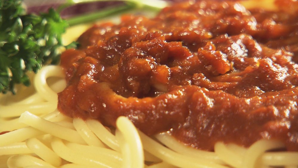 じっくり煮込んだ濃厚ソース