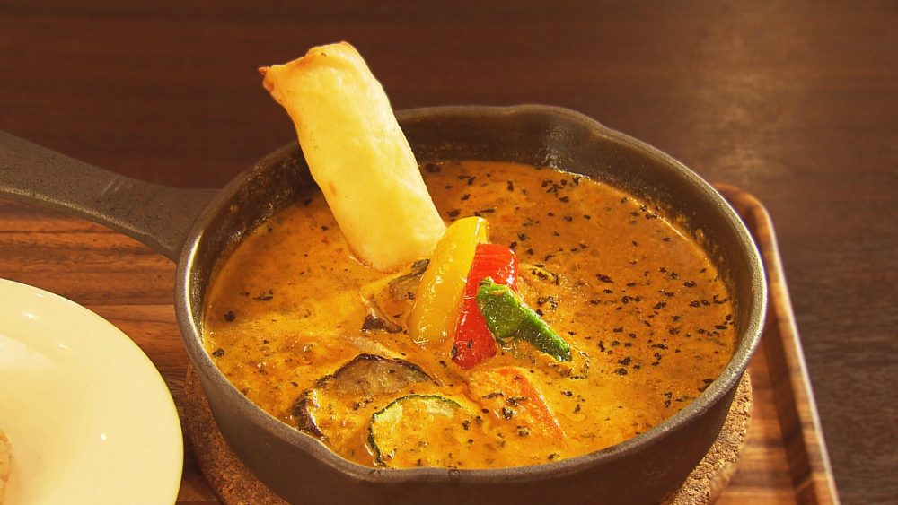 アスパラとチーズの春巻きをトッピング