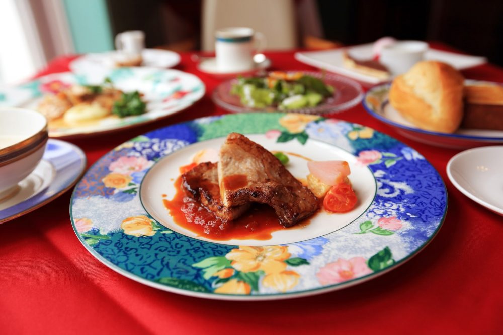 取材時のお肉料理