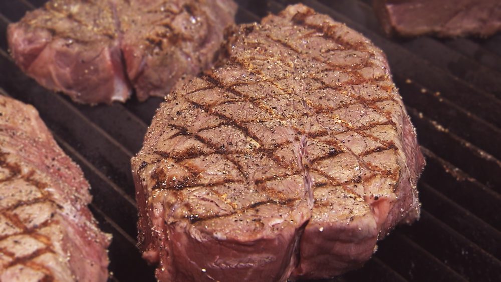 グリラーで焼き目を