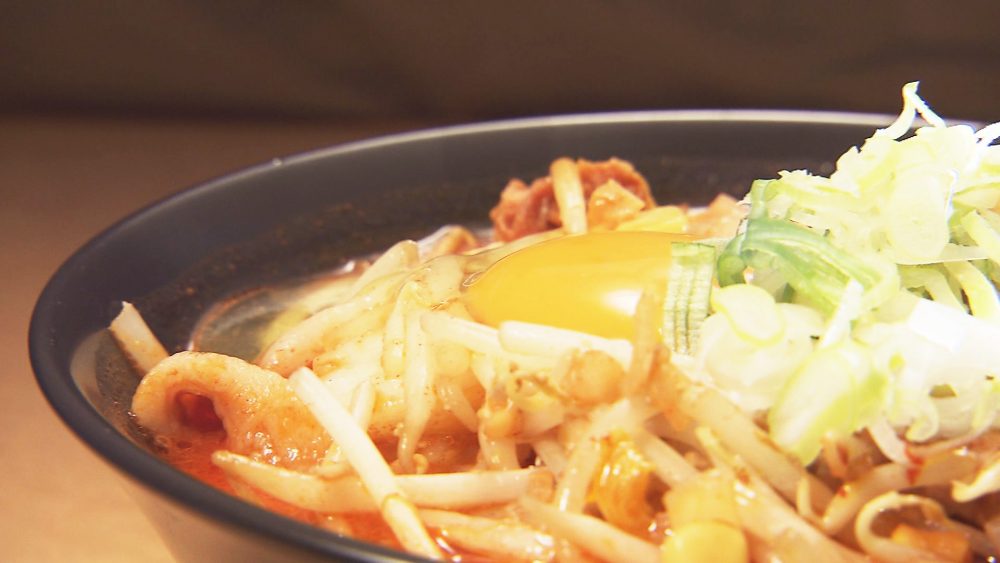 納豆の旨味にキムチの刺激