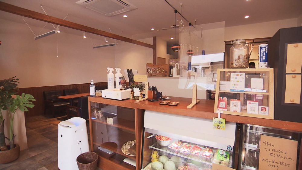 やさしい雰囲気の店内