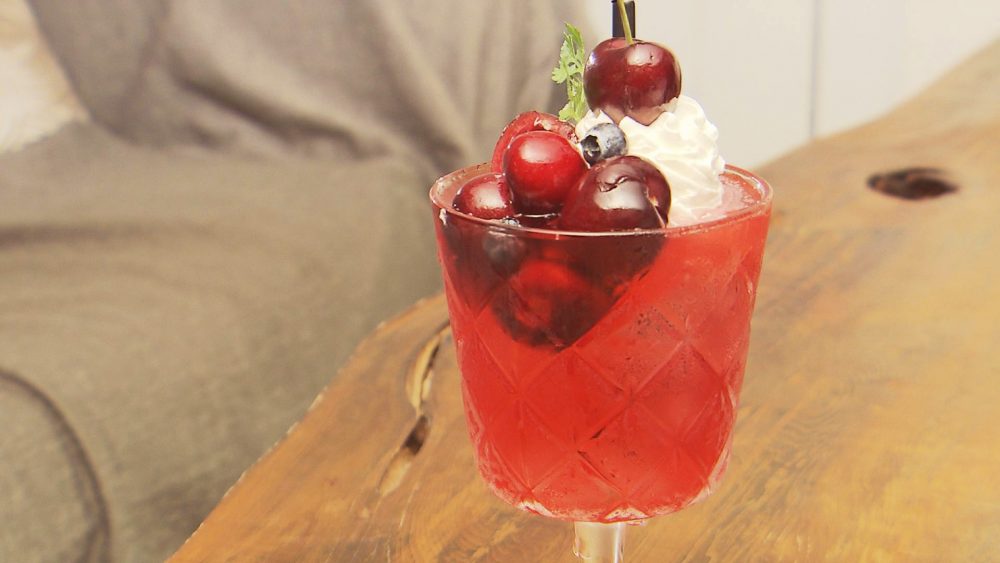 ストロベリーのドリンク