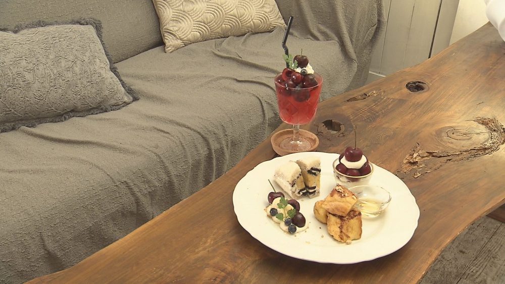 オススメ！１日５皿限定フルーツたっぷり「スイーツプレート」