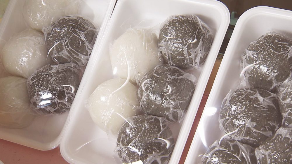 その餡子を使ったおだんご