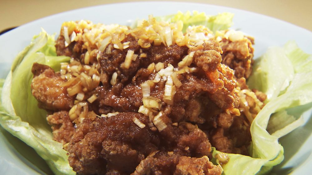 程よい酸味のタレが