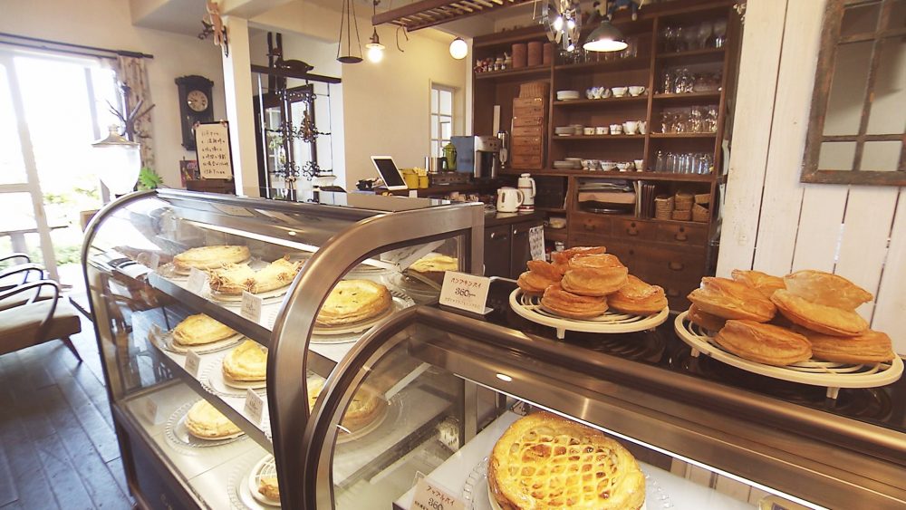 温かみのある雰囲気の店内