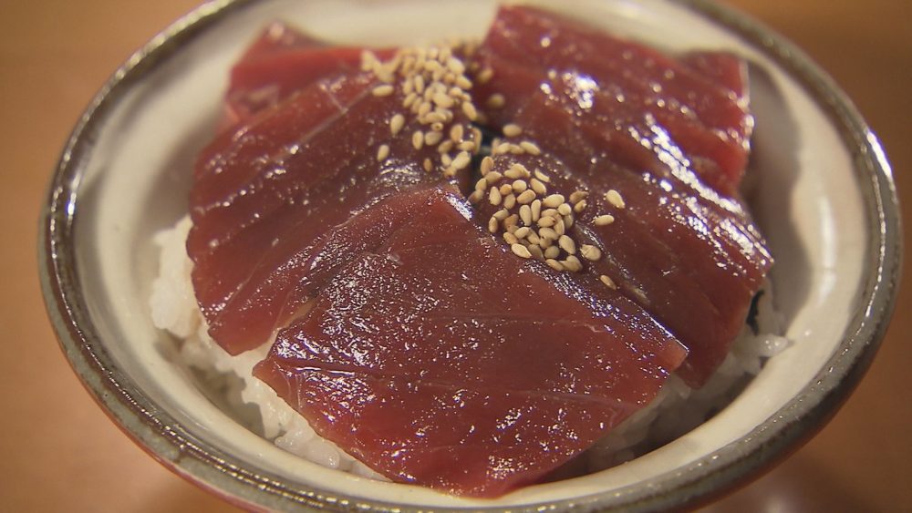 取材時は大間マグロの漬け丼
