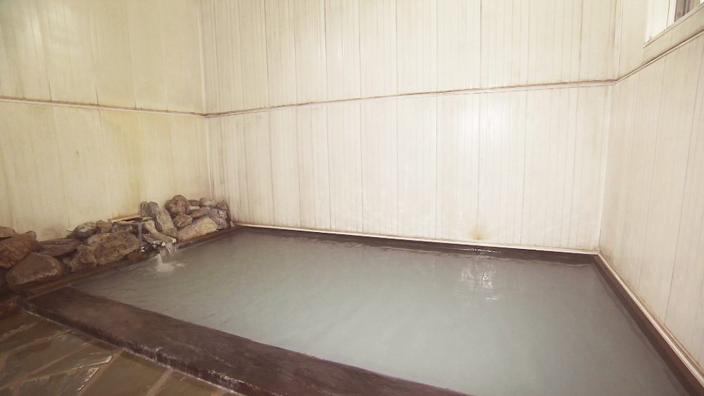 湯気が立ち込めサウナのように