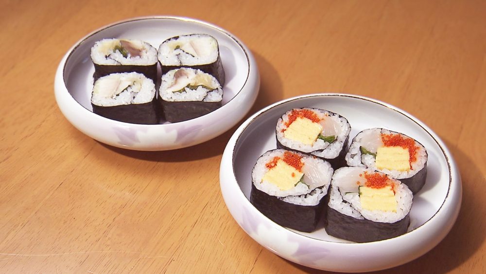 左は「しめサバ巻」
