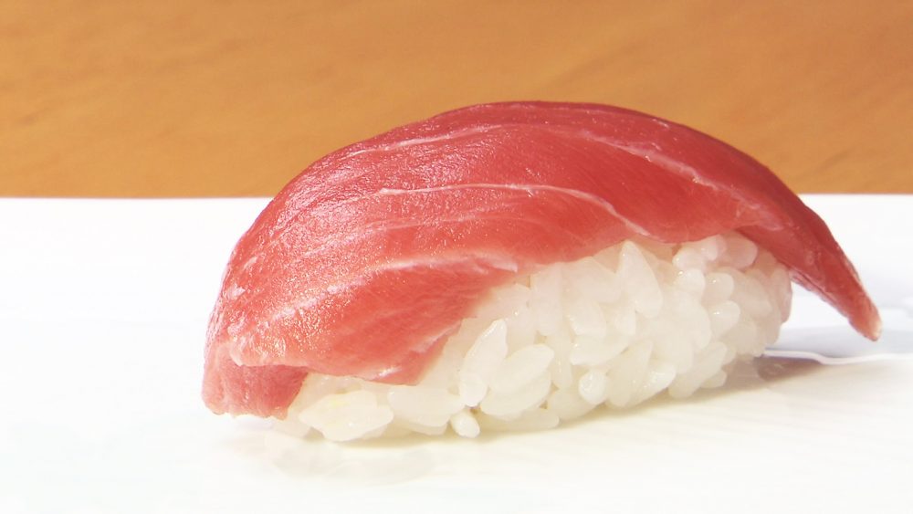 取材時には大間産マグロ