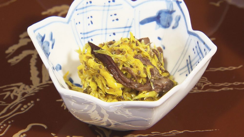 菊とさもだしの一升漬け