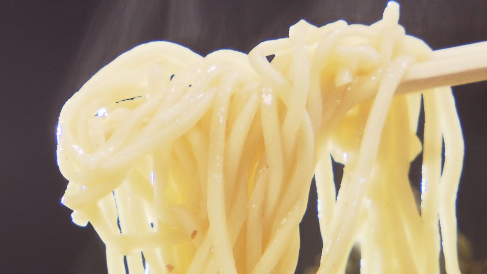 特注の細ストレート麺