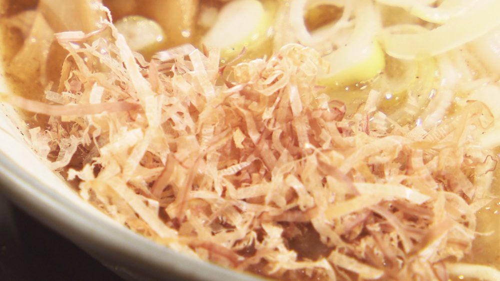 カツオの削り節を追加して