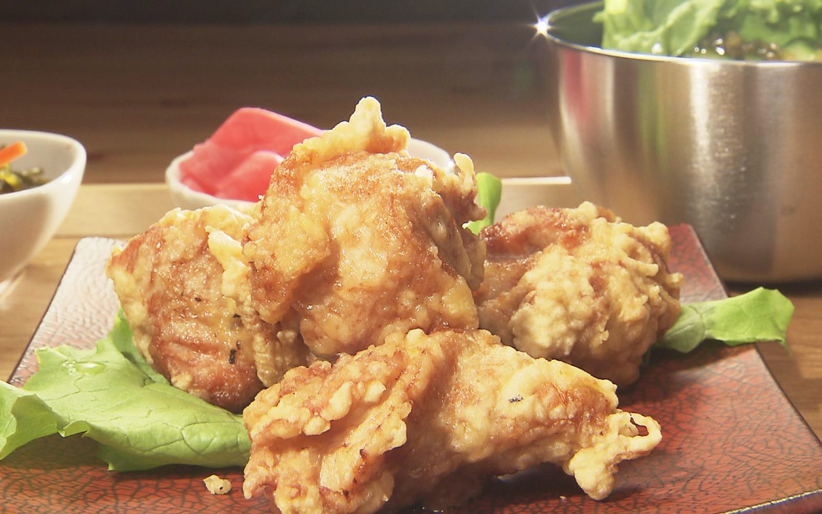 ご飯とも相性バッチリ！カリッとジューシー「ざんぎ定食」