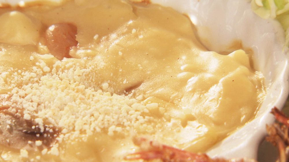 1時間半煮込んだベシャメルソース