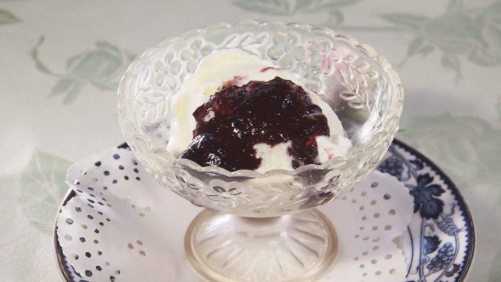 食後にはデザートを