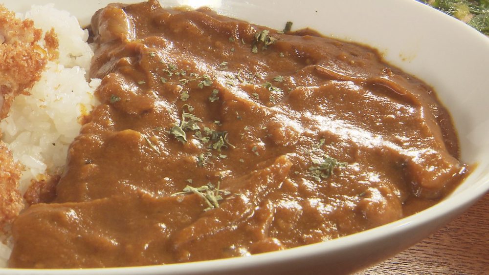 アクセントは豚ひき肉