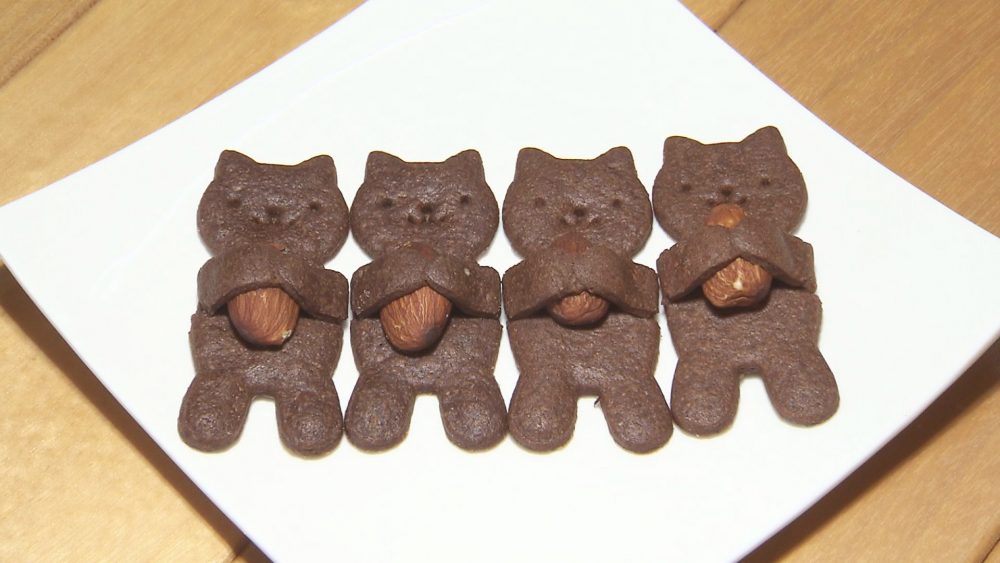 抱っこネコクッキー