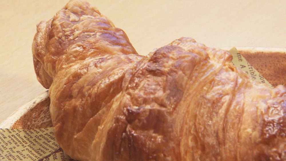 ３種類の小麦粉をブレンド