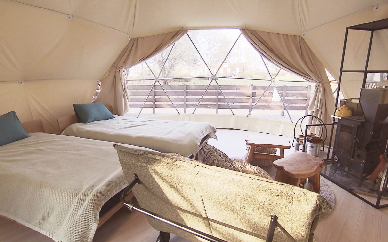 下北半島観光の拠点に！ドームテントやトレーラーハウスに宿泊できるレジャー施設