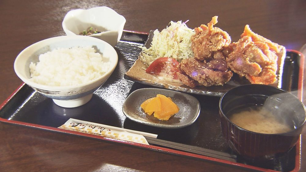 元祖 おはなの鶏唐揚げ定食