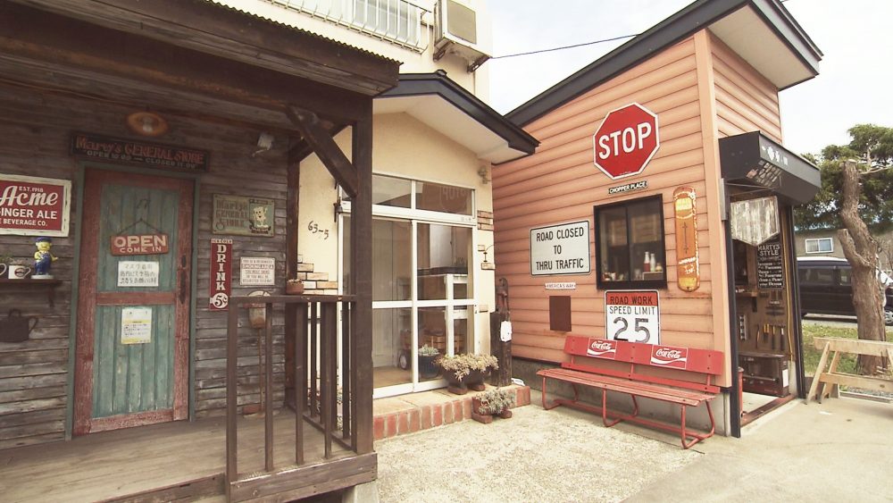 お店に併設する作業場